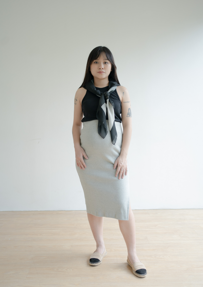ANDMARY Amanda pleats 聳え skirt M