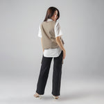 Muat gambar ke penampil Galeri, Maeva Short Sleeve Shirt in Taupe
