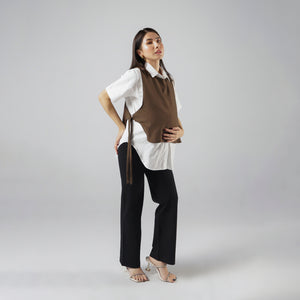 Maeva Short Sleeve Shirt in Brownies