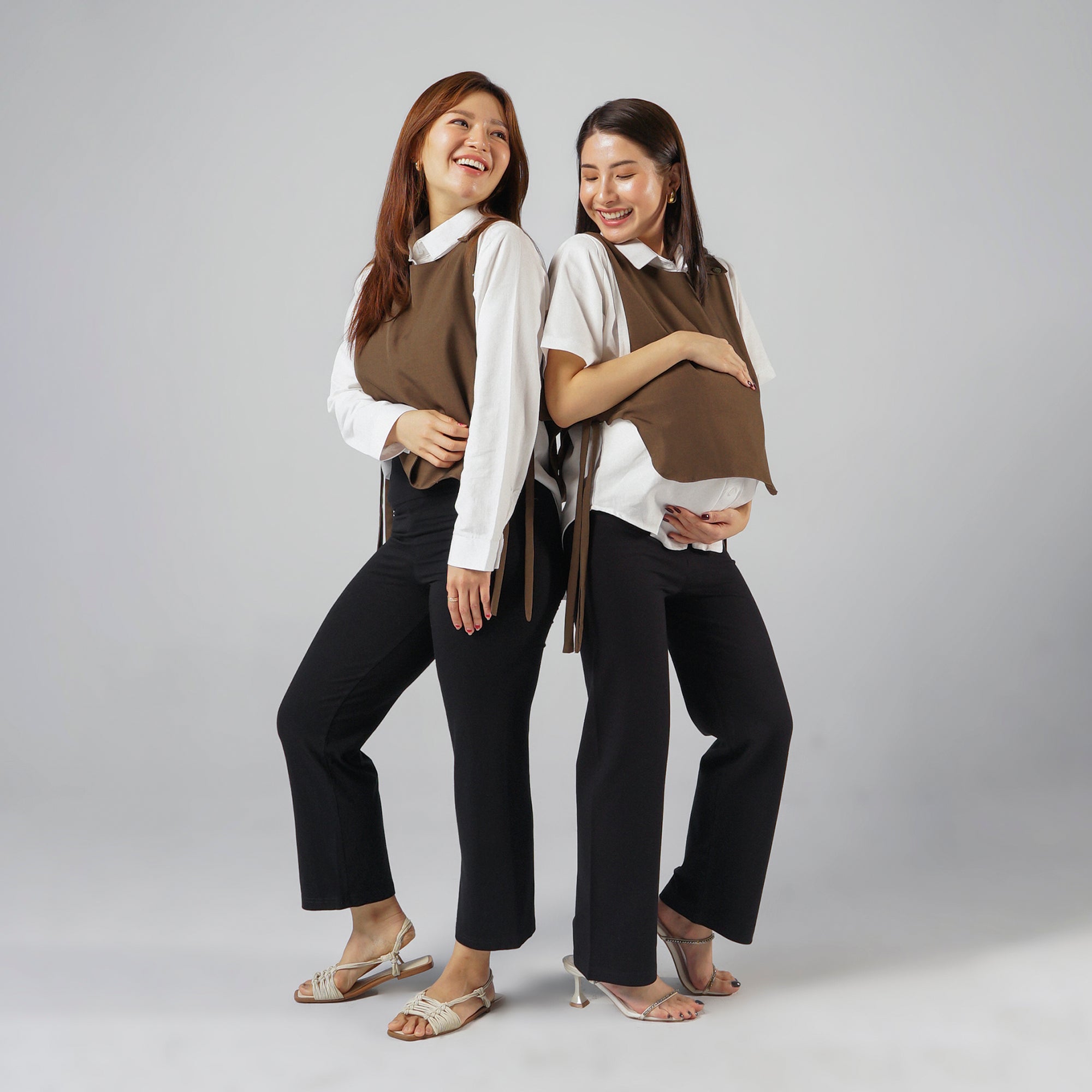 Maeva Long Sleeve in Brownies