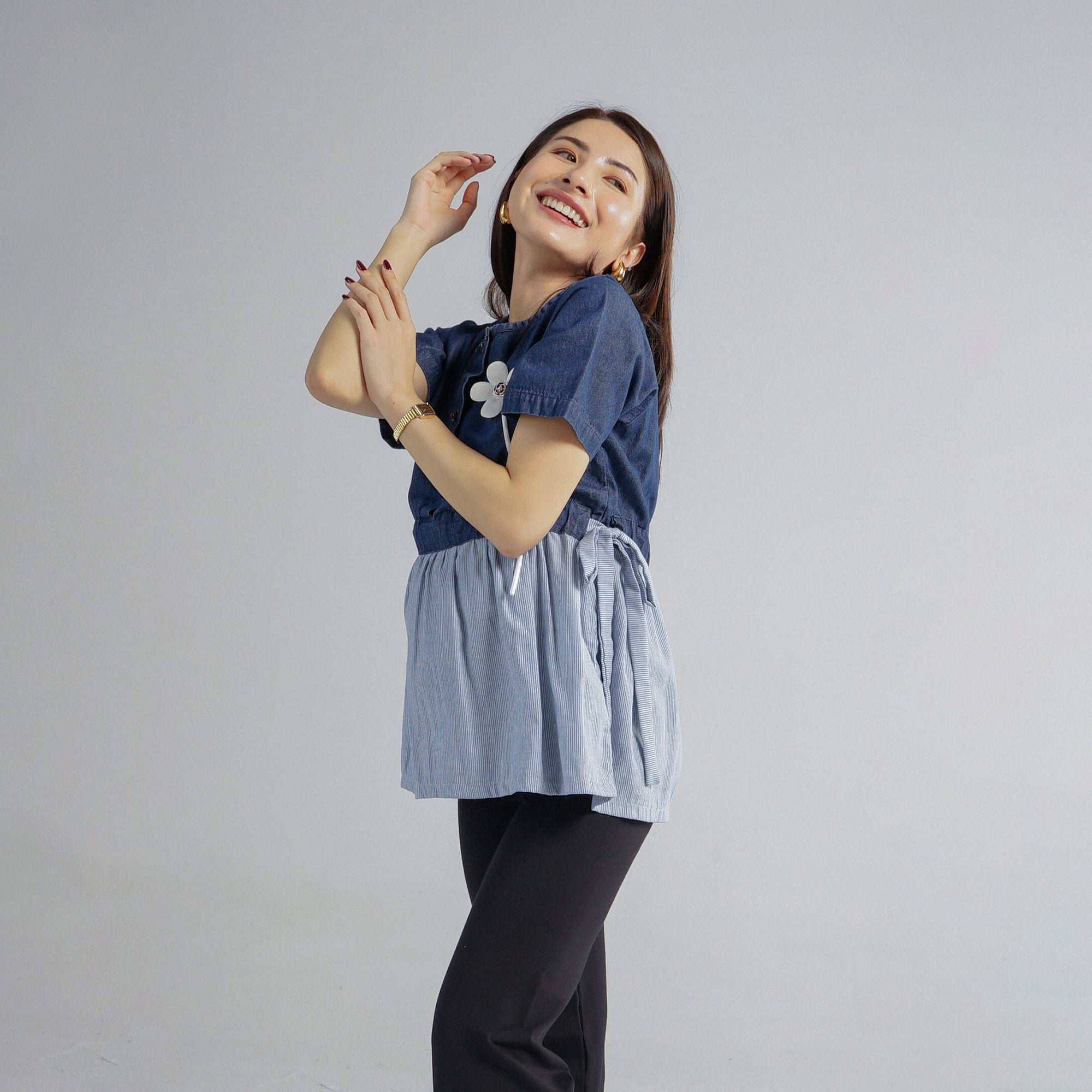 Bleuet Nursing Top