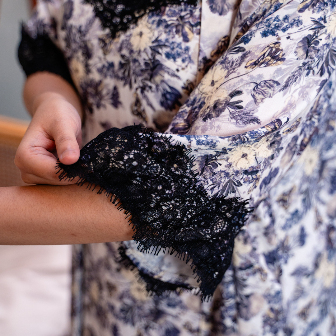 Narumi Kimono Dress in Floral