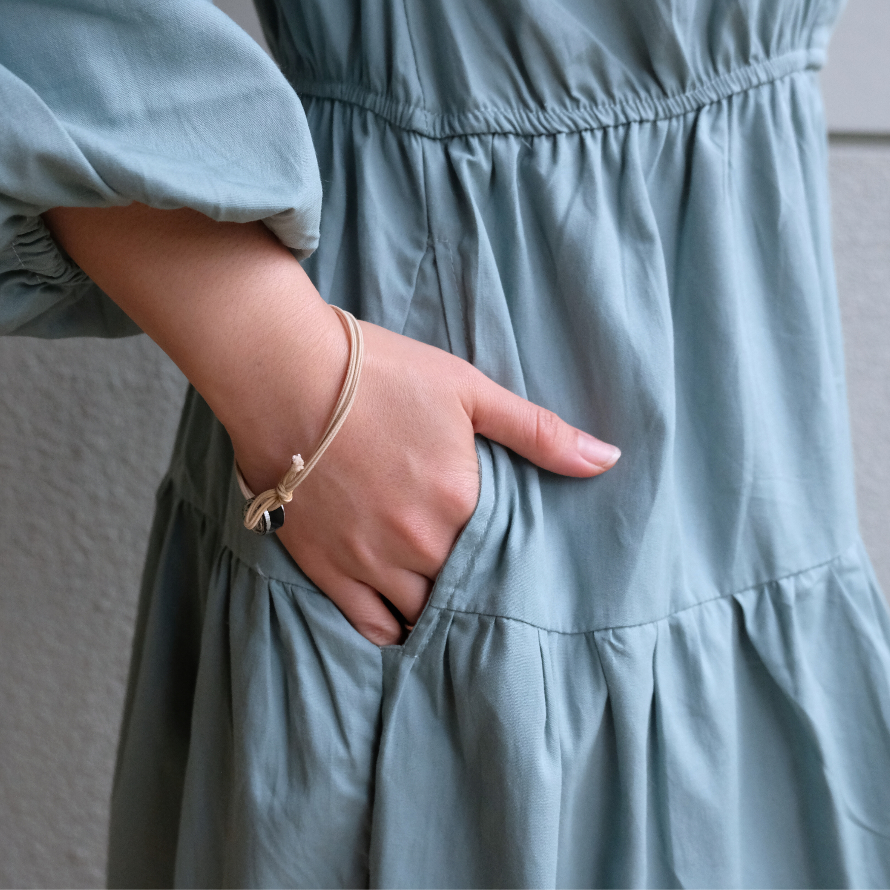 Chayara Ruffle Midi Dress in Sapphire