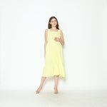 Muat gambar ke penampil Galeri, Serena Babydoll Midi Dress in Butter
