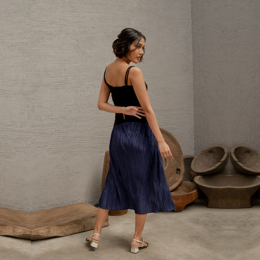 Debbie Nursing Dress In Midnight Blue