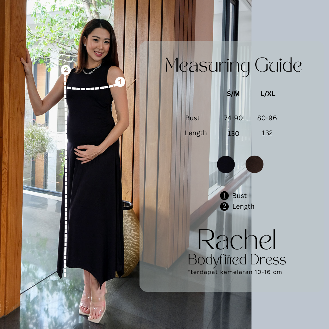 Rachel Bodyfitted Dress in Jade Black