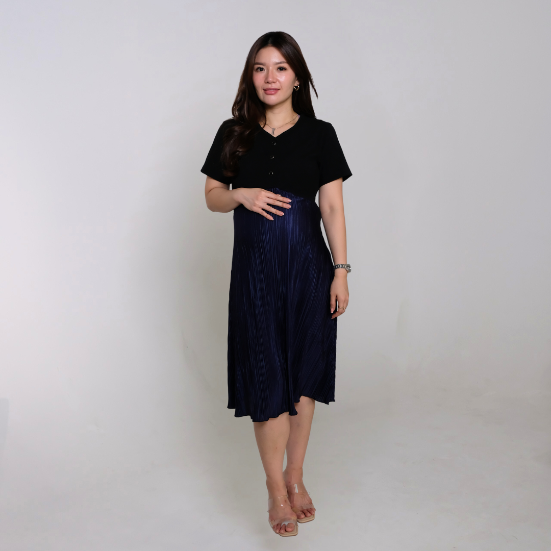 Kendra Dress in Midnight Blue