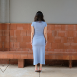 Muat gambar ke penampil Galeri, Julia Body Fit Dress in Ice Blue
