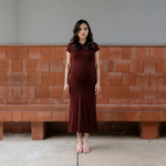 Muat gambar ke penampil Galeri, Julia Body Fit Dress in Chocolate
