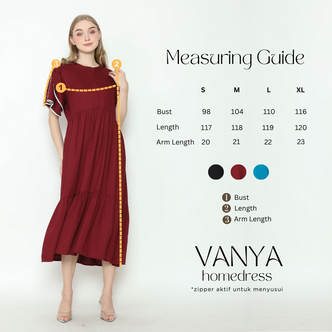 Vanya Home Dress in Blue