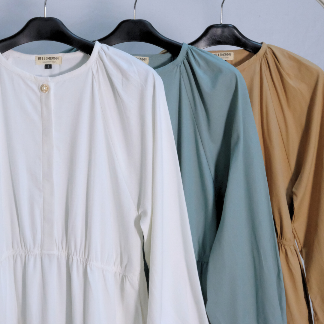 Chayara Ruffle Gamis in White