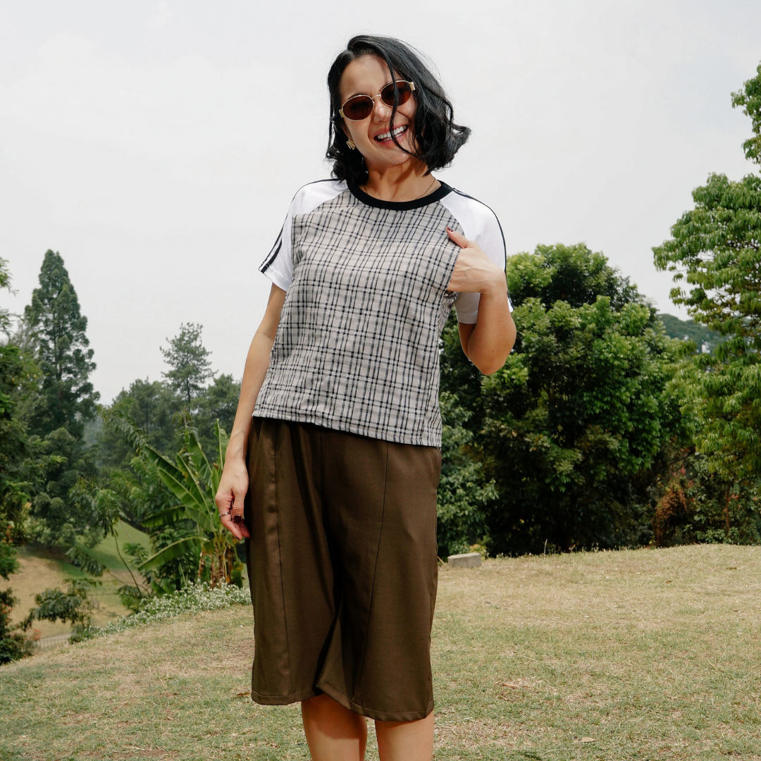 Veera Nursing Tee in Soft Grey