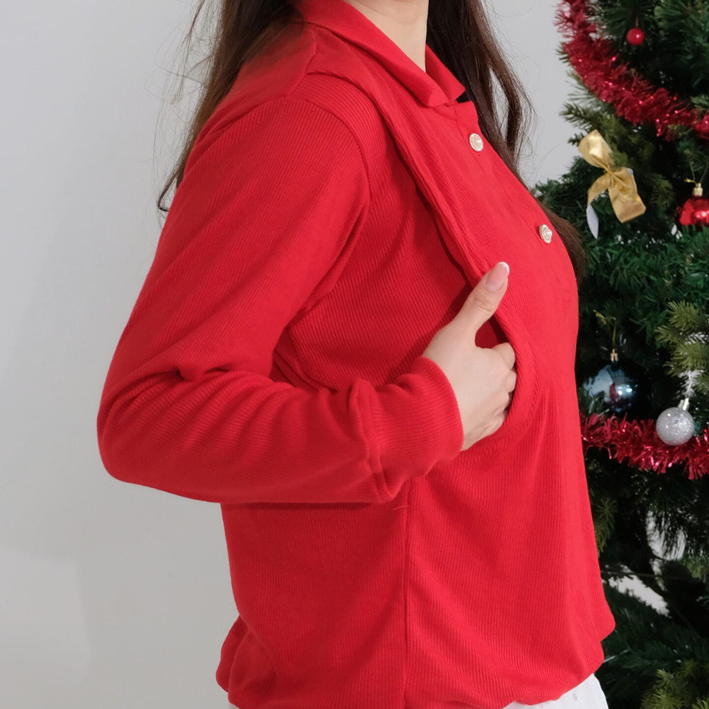 Gahy Long Sleeve Nursing Top