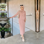 Muat gambar ke penampil Galeri, Selma Nursing Dress In Bubblegum Pink
