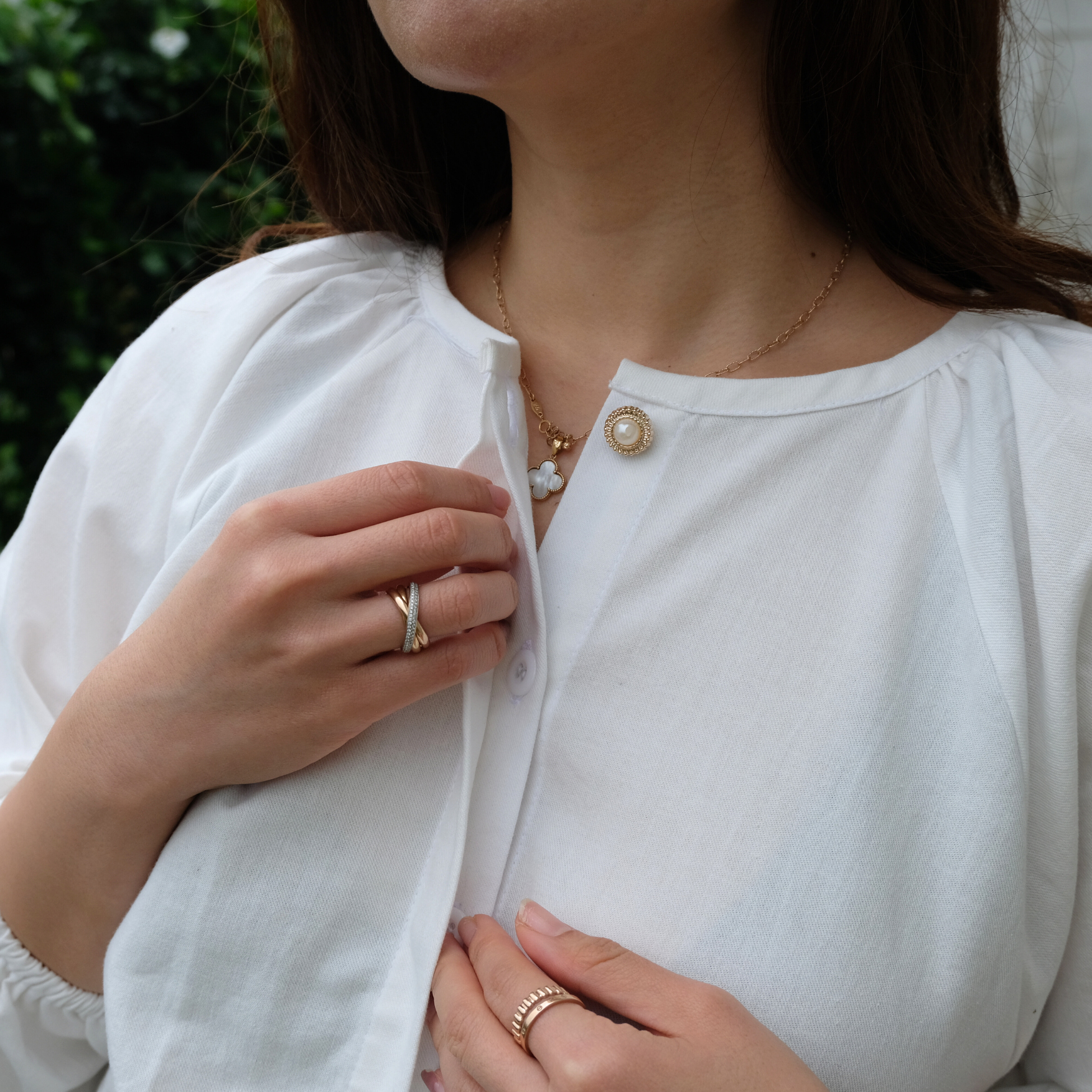 Chayara Ruffle Midi Dress in White