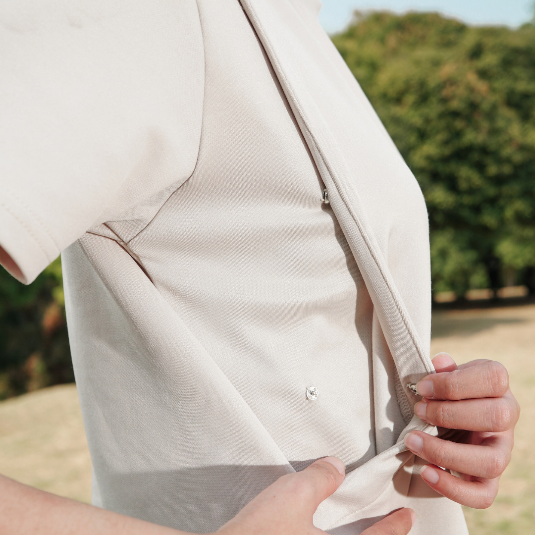 Bloom Nursing Tee in Sand