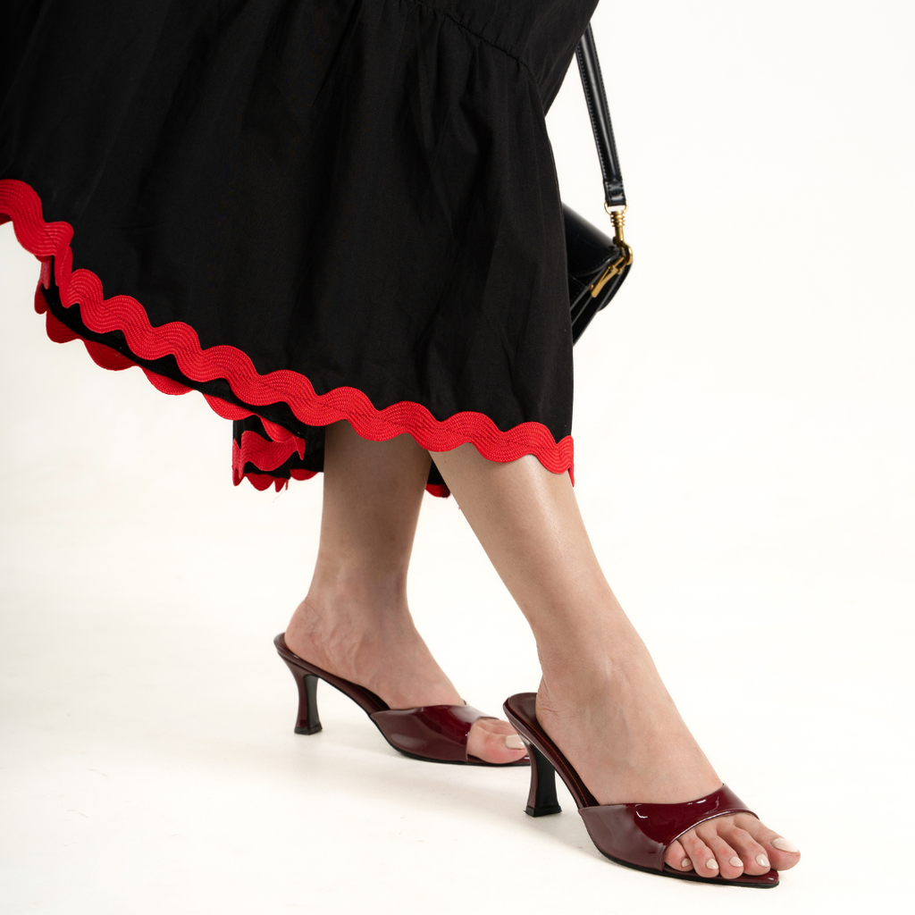 Rosabelle Signature Nursing & Maternity Dress in Deep Noir