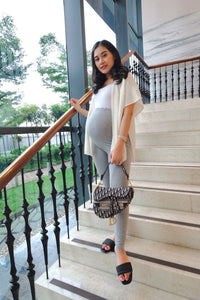 Cora maternity legging in Misty