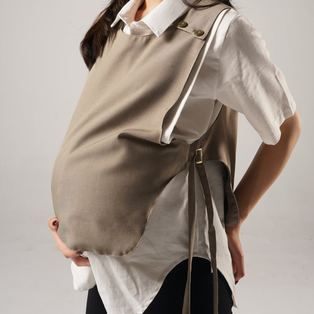 Maeva Short Sleeve Shirt in Taupe