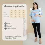 Muat gambar ke penampil Galeri, Hellomommy x Michaela Nursing TEE in Ink
