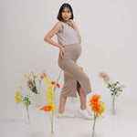 Muat gambar ke penampil Galeri, Linnea Nursing Dress in Nude
