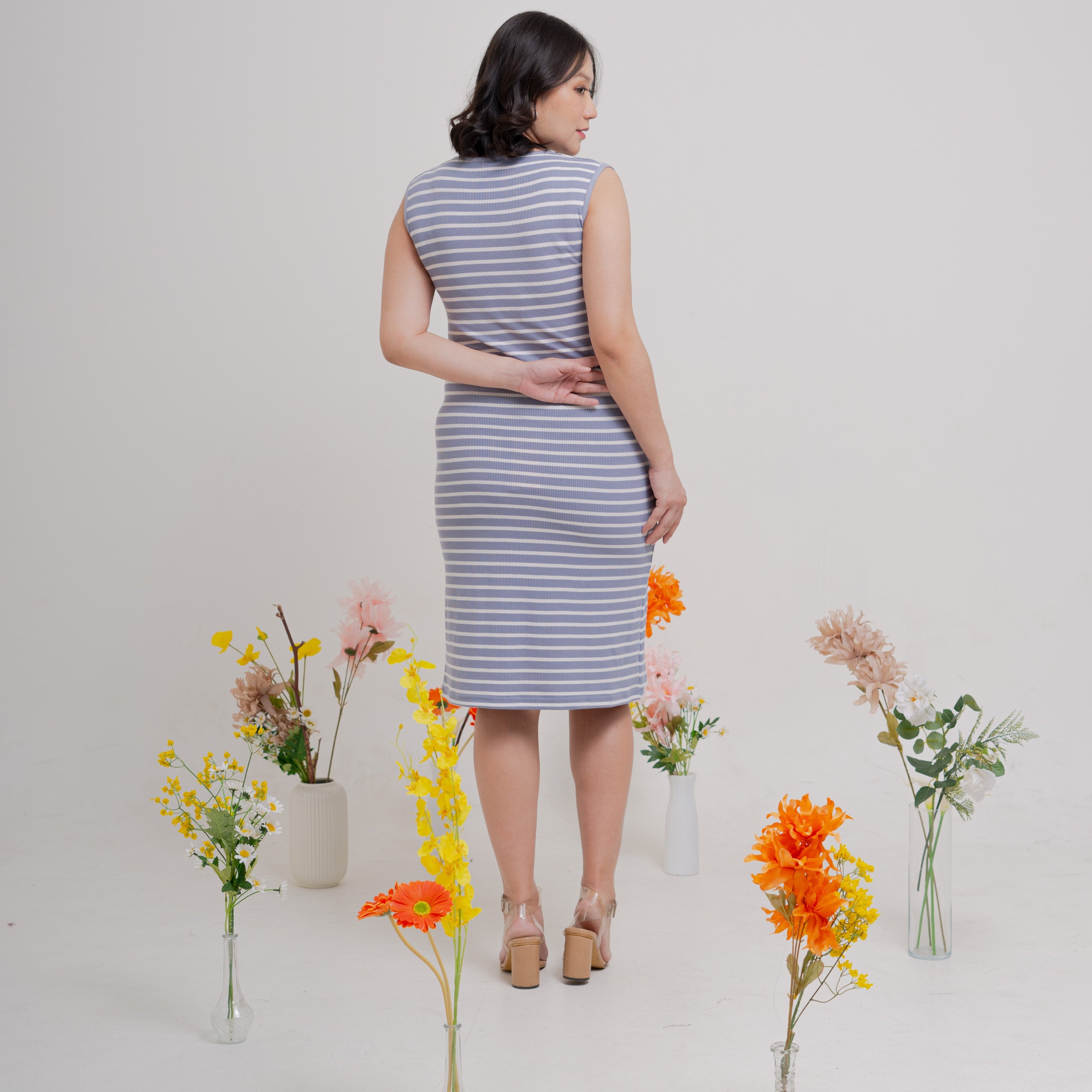 Possey Nursing Dress in Bluebell