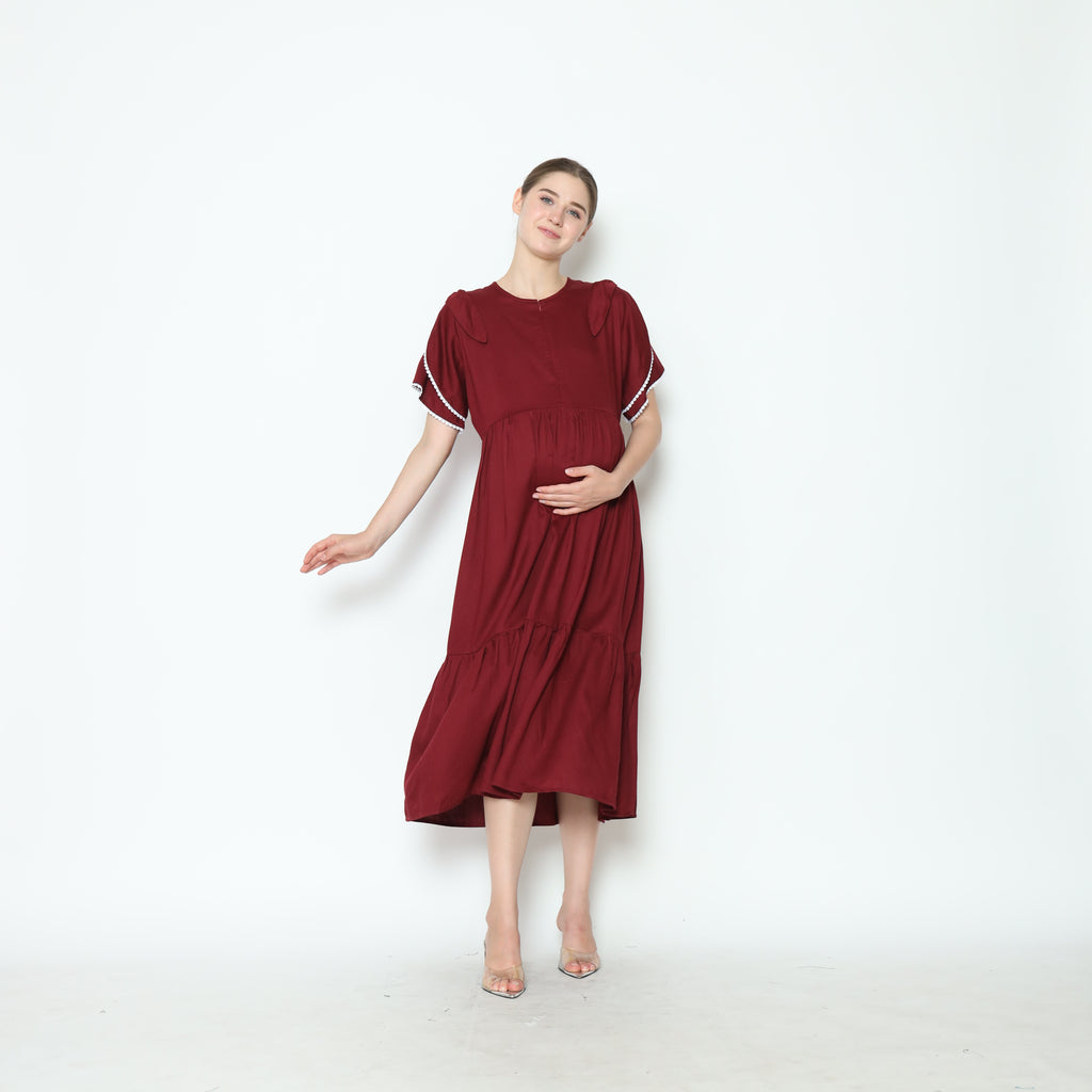 Vanya Home Dress in Red