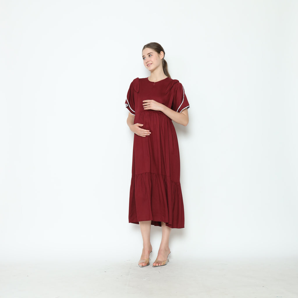 Vanya Home Dress in Red