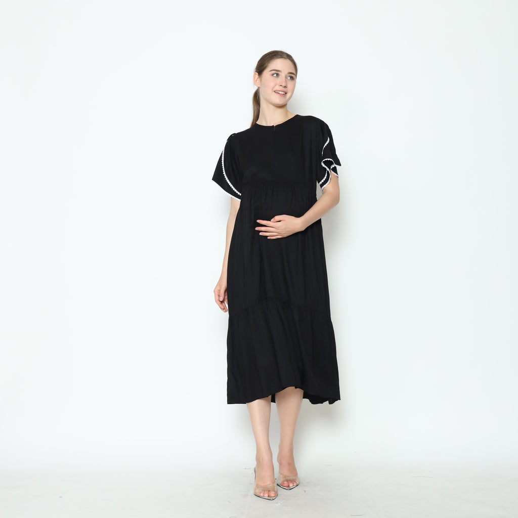 Vanya Home Dress in Black