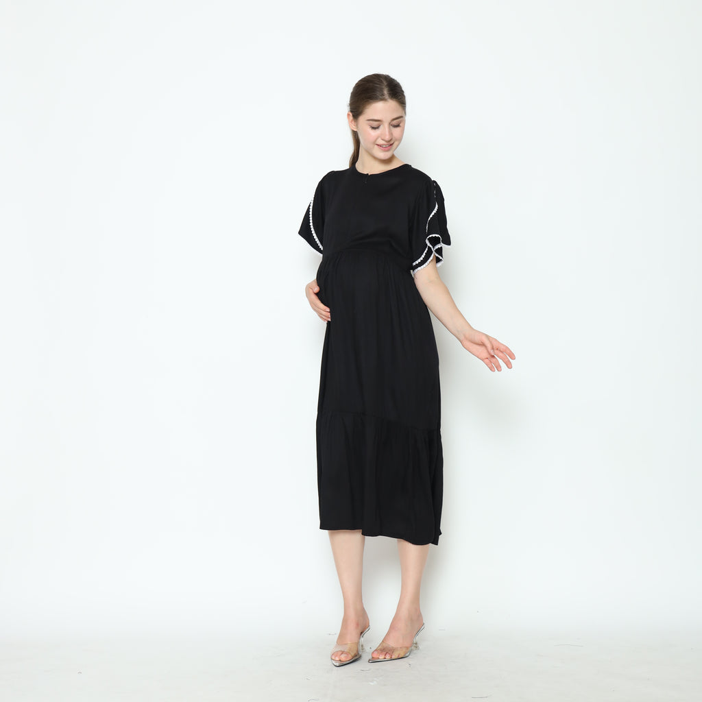Vanya Home Dress in Black