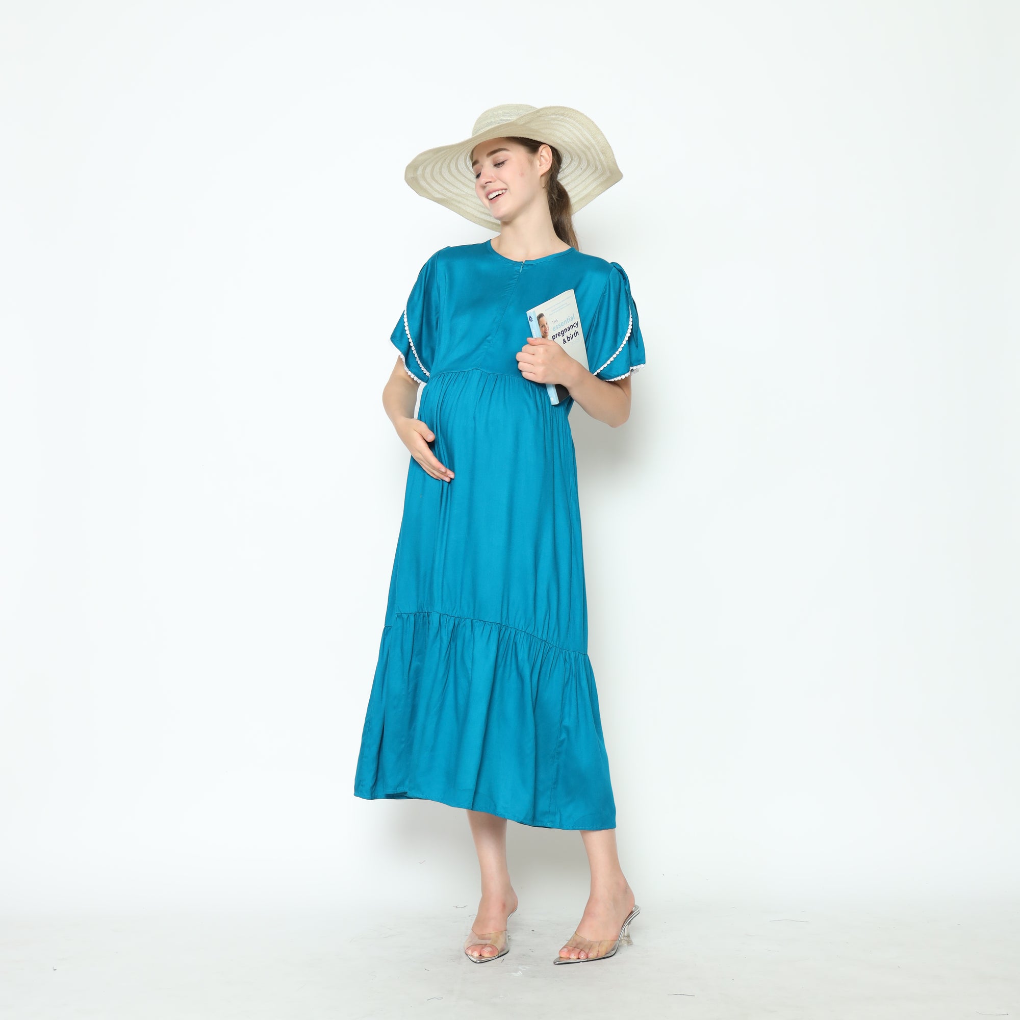 Vanya Home Dress in Blue