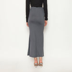 Muat gambar ke penampil Galeri, Marisol Mermaid Skirt Midi Long In Grey
