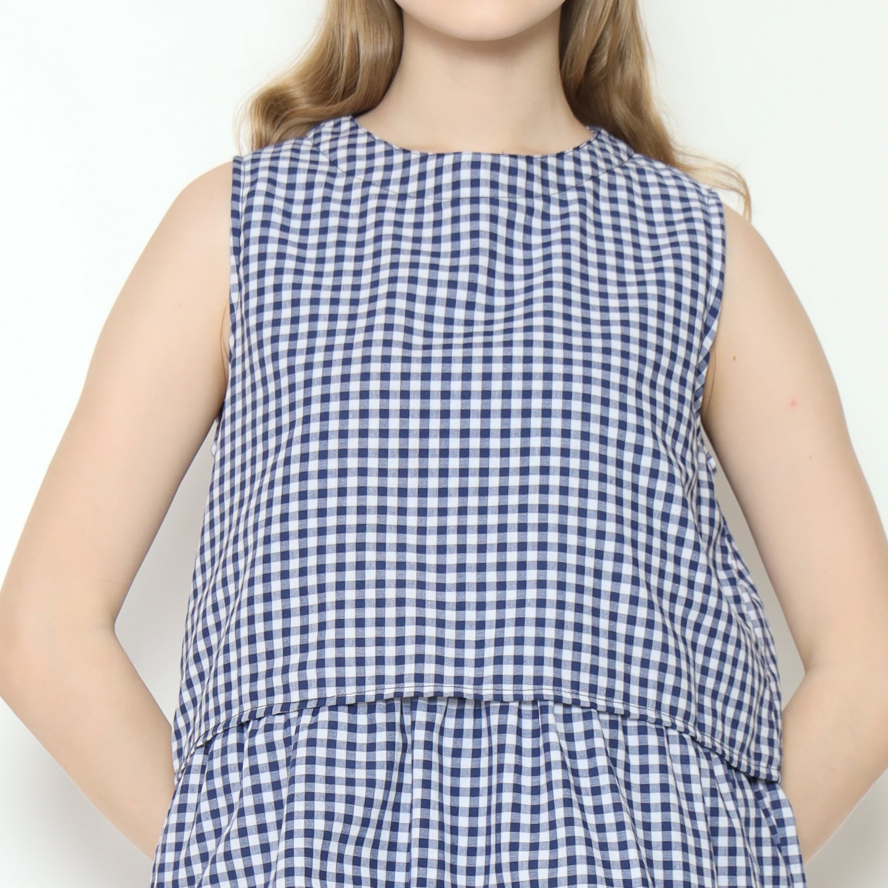 Ruby Sleeveless Top in Navy