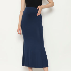 Marisol Mermaid Skirt Midi Long In Blue