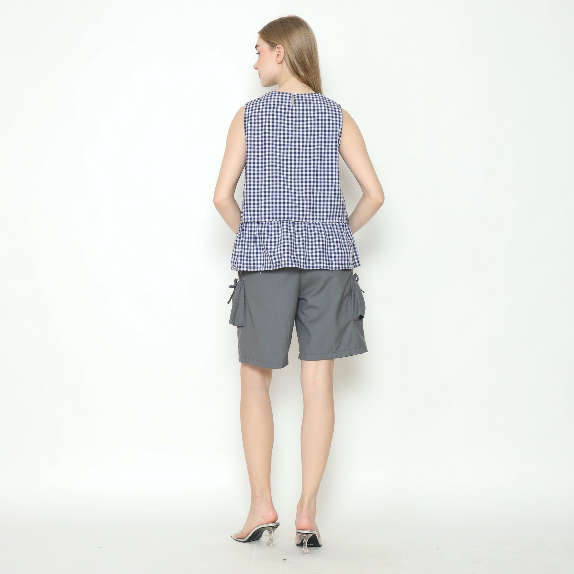 Ruby Sleeveless Top in Navy