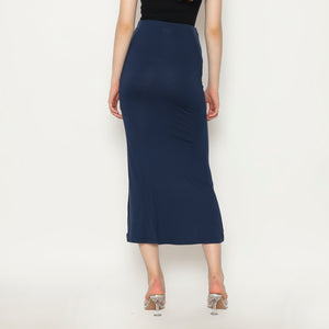 Marisol Mermaid Skirt Midi Long In Blue