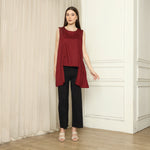 Muat gambar ke penampil Galeri, Claire Loose Nursing Top in Red
