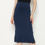 Muat gambar ke penampil Galeri, Marisol Mermaid Skirt Midi Short In Blue
