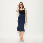 Muat gambar ke penampil Galeri, Marisol Mermaid Skirt Midi Short In Blue
