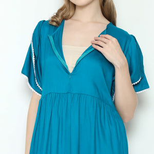 Vanya Home Dress in Blue