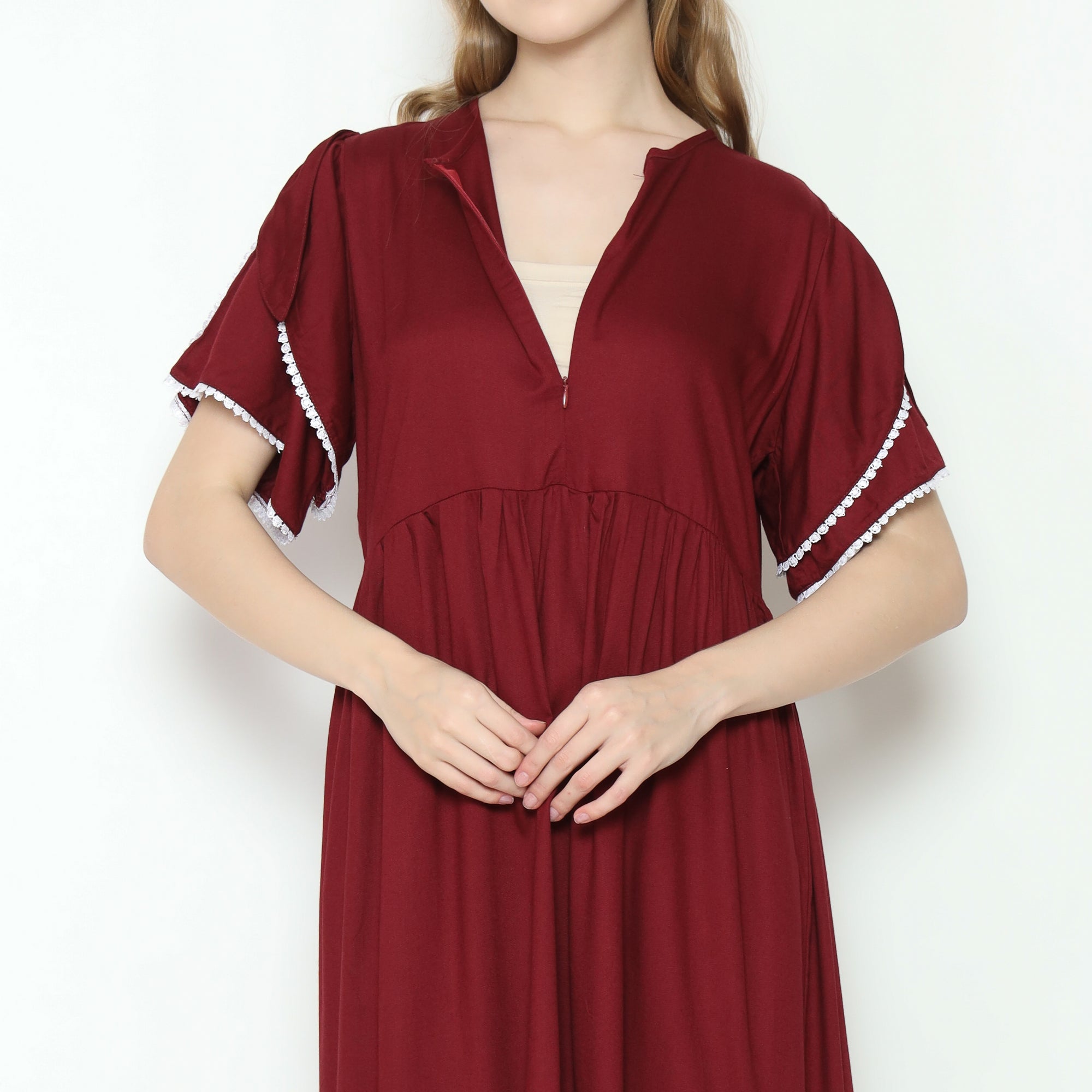 Vanya Home Dress in Red