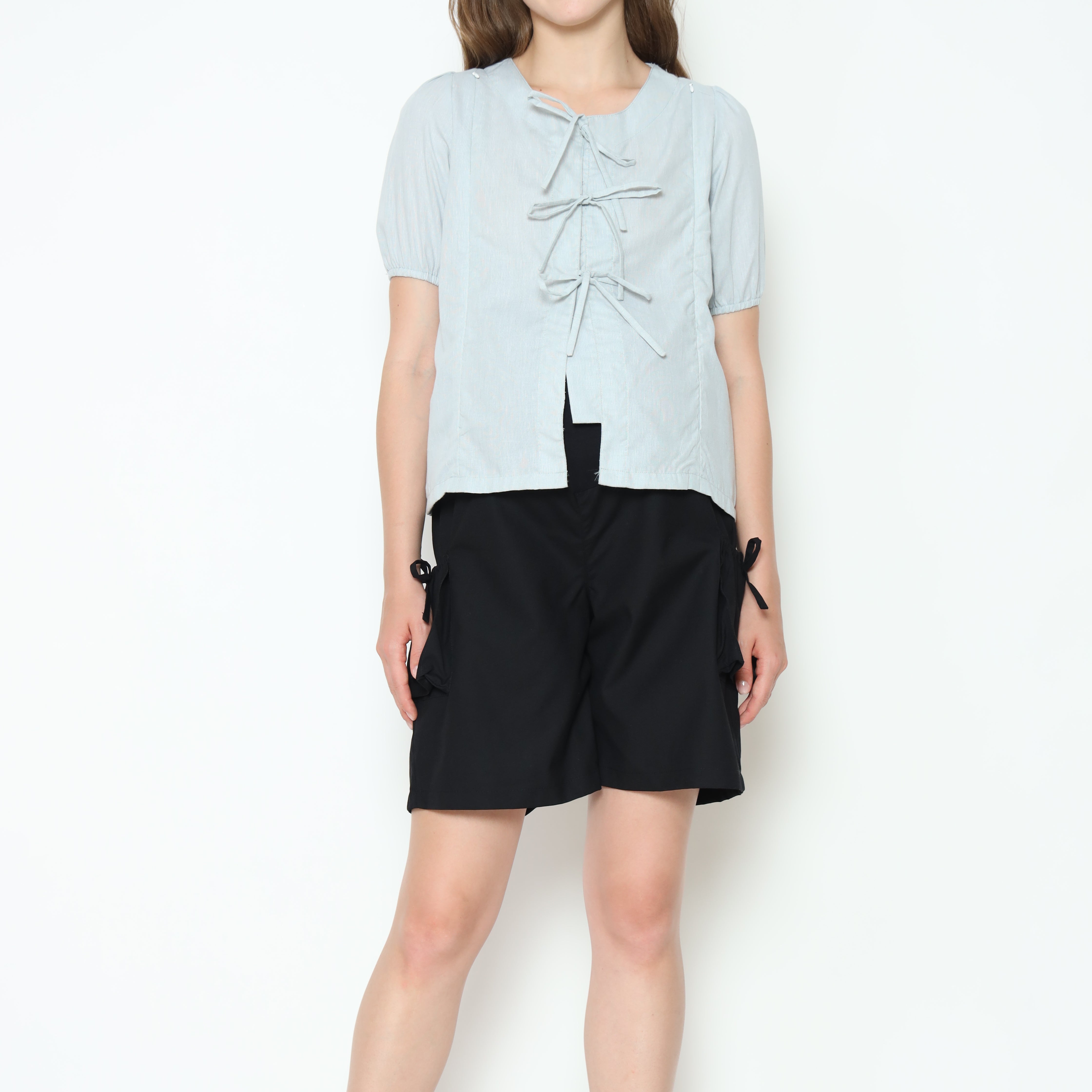 Alby Nursing Bow Top in Mint