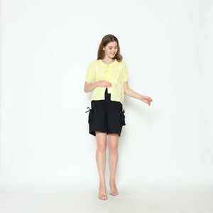 Alby Nursing Bow Top in Butter