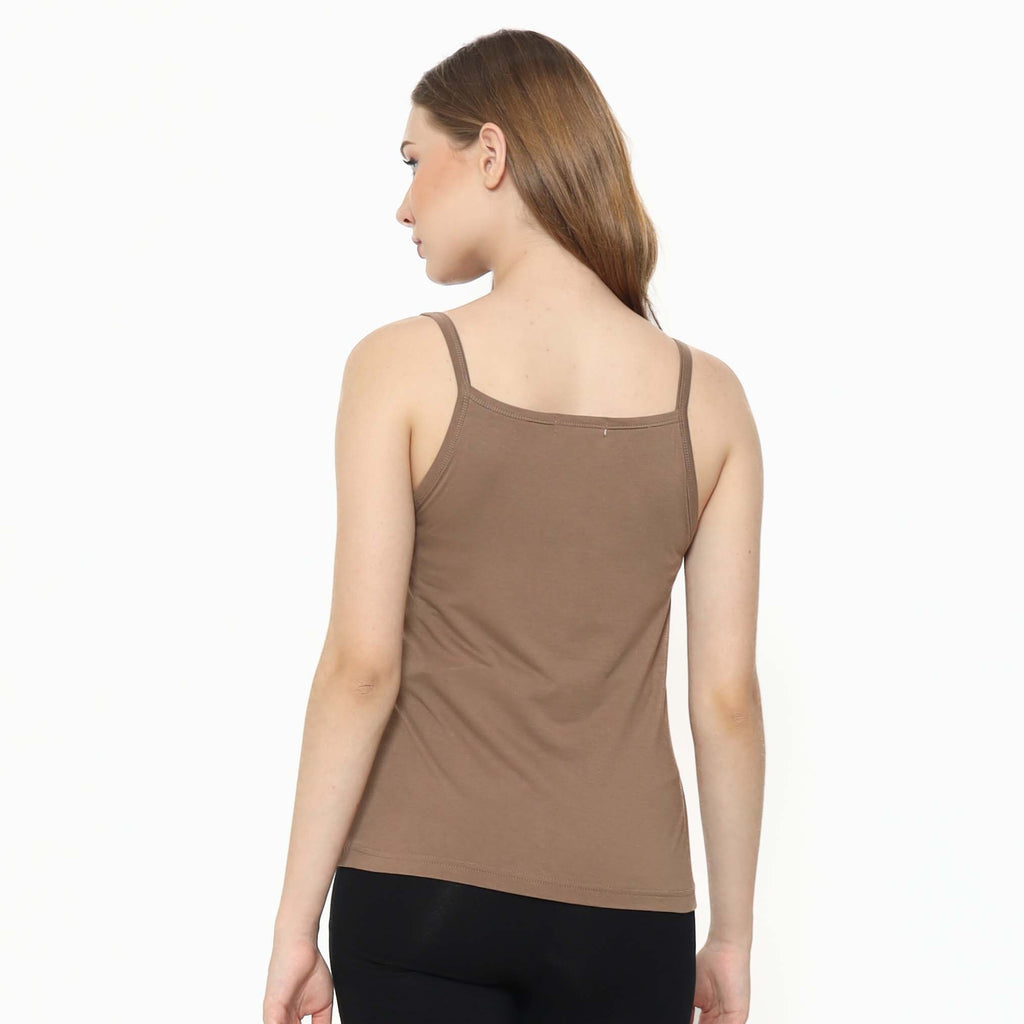 Carisa Tank Top in Brown