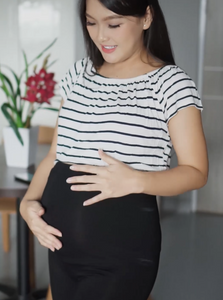 Cora maternity legging in black