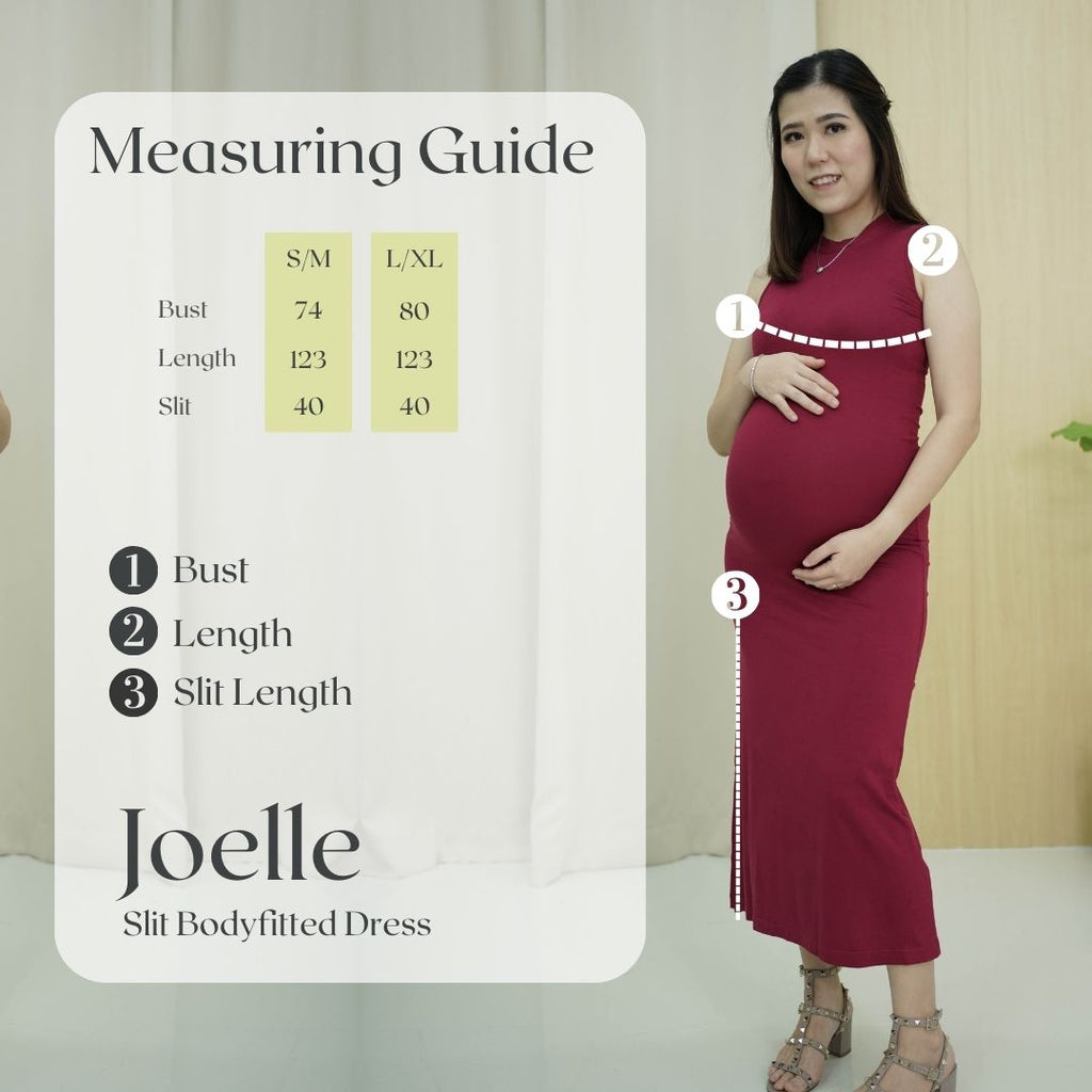 Joelle Bodyfitted Dress in Ruby Red