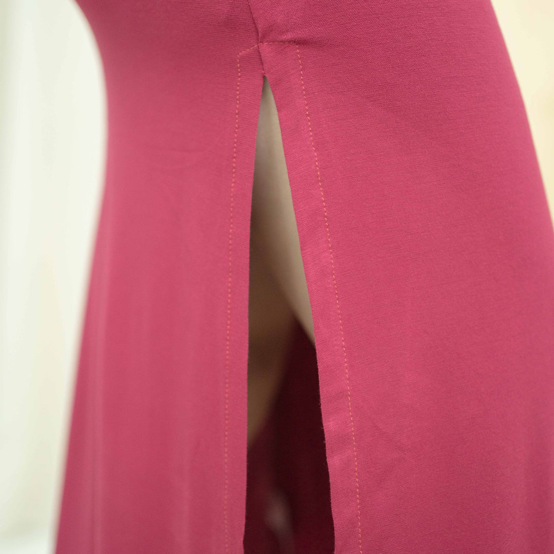 Joelle Bodyfitted Dress in Ruby Red