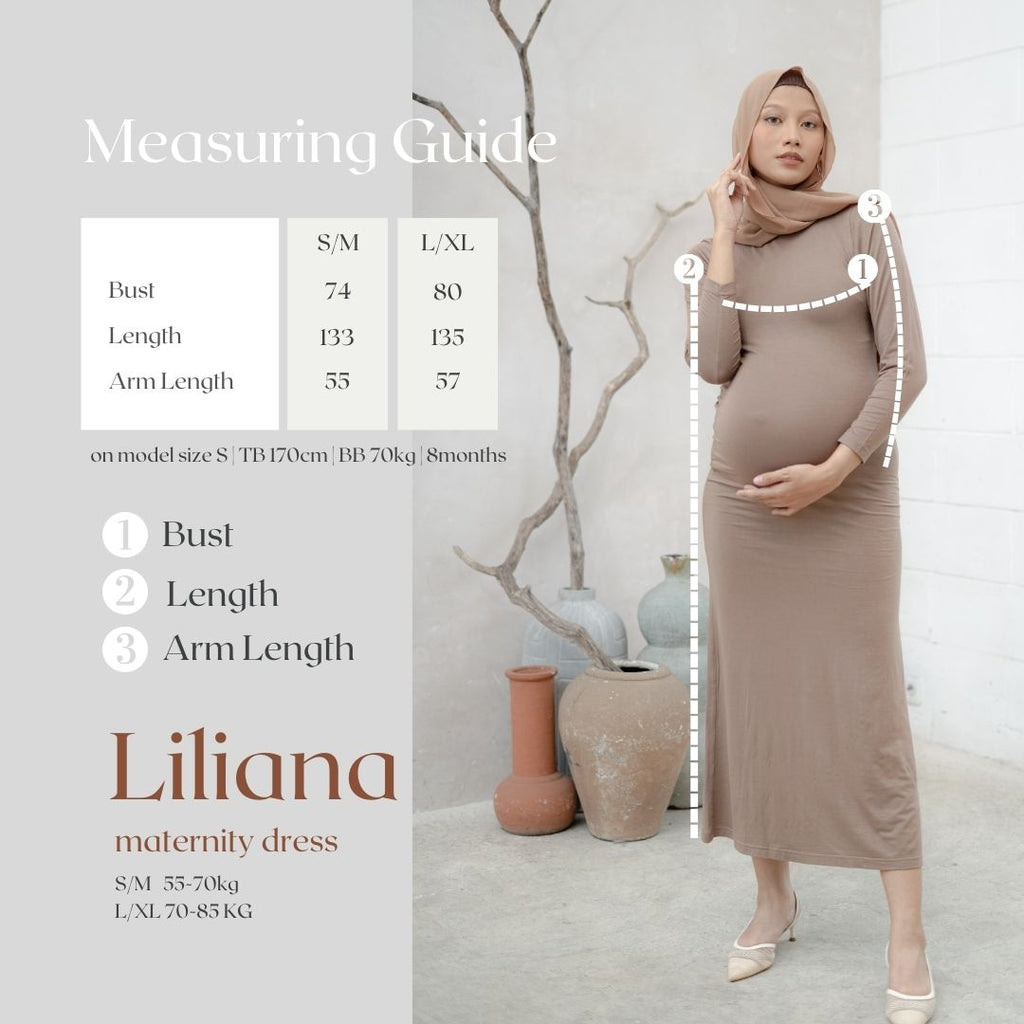 Liliana Bodyfitted Dress in Cognac