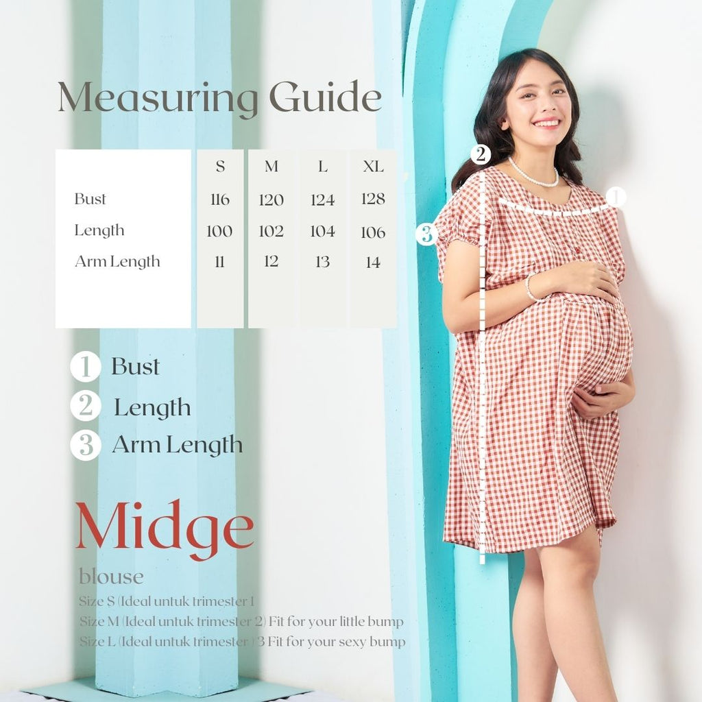 Midge Dress in Navy Blue