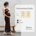 Muat gambar ke penampil Galeri, Sara Tank Top Maternity Dress In Milky White

